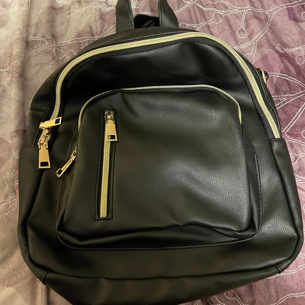 Black Small Backpack
